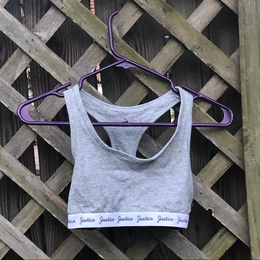 Cute justice sports bra size 34!!